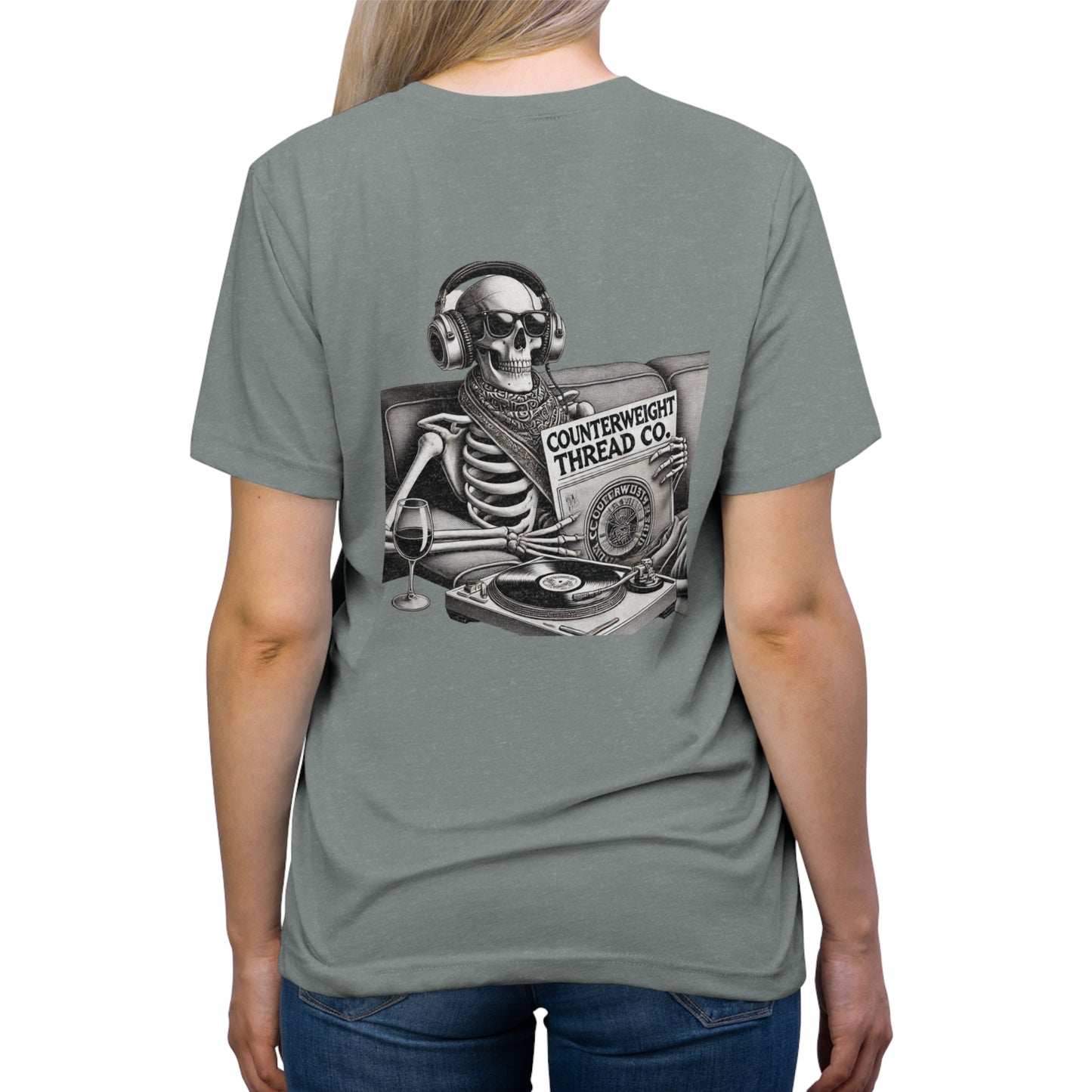 At Dawn Bones Triblend Tee